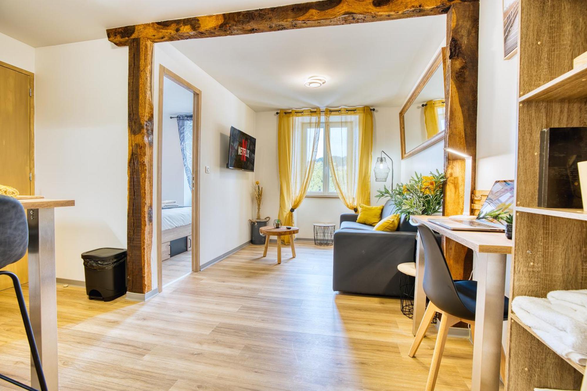 Les Hourtous Netflix Wi-Fi Fibre Terasse 4 Pers Apartment Banassac Ngoại thất bức ảnh